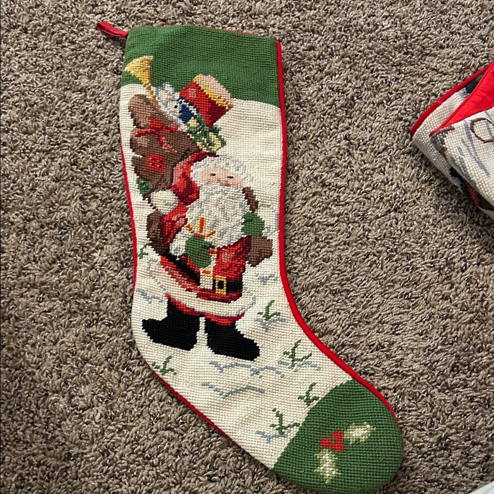 Vintage 1991 Christmas stocking